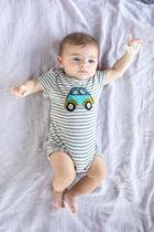  Beetle Car Stripe Romper