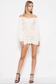  Off-shoulder Vanilla Dress