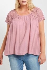  Pink Crochet Tee
