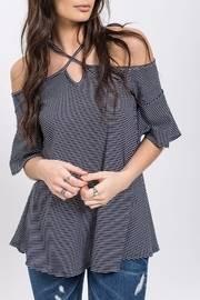  Crisscross Knit Top