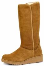  Shearling Wedge Boots
