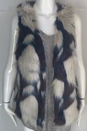  Faux-fur Animal-print Vest