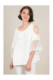  Openwork Shoulders Tunic