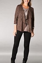  Suede Open Jacket