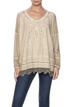  Embroidered Boxy Top
