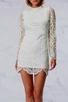  Cream Crocheted Dress