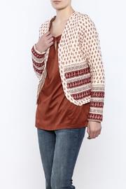  Ditsy Rust Blazer