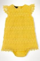  Lemondrop Tiered-lace Dress