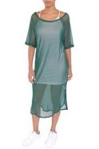  Green Mesh Dress
