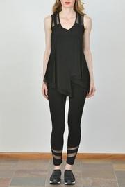  Mesh Trim Leggings