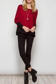  Red Holiday Top