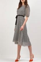  Polka-dot High-low Dress