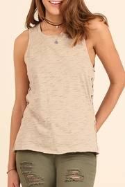  Sleeveless Tie Details Top
