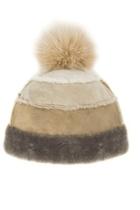  Fox-pom Shearling Hat
