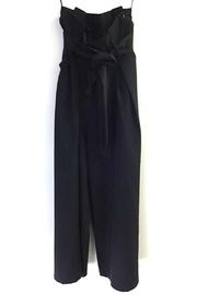  High-waist Wide-leg Black-dress-pant