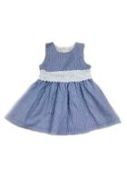  Blue-ticking-stripe Dress