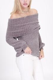 Chenille Grey Sweater