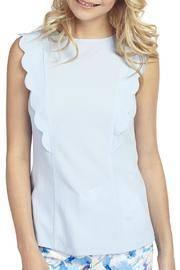  Blue Frill Top