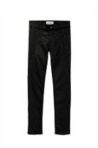  Studded Coated Jeans