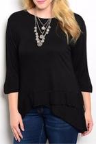  Black Plus Top
