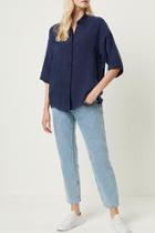  Cupro Button Down Top