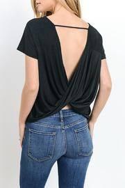  Draped Open Back Top