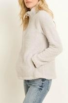  Silver Zip Pullover