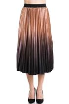  Pleated Ombre Skirt
