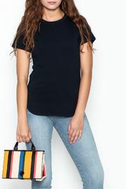  Navy Ringer Tee