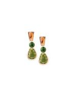  Green Agata Earrings