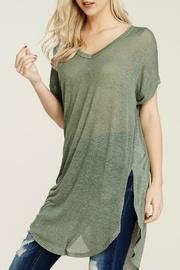  Roll Sleeve Knit Dress