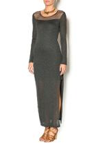  Beehive Mesh Yoke Dress
