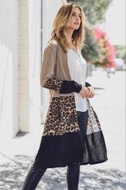  Cashmere-brushed Knit Cardigan