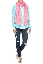  Coral Scarf With Lurex