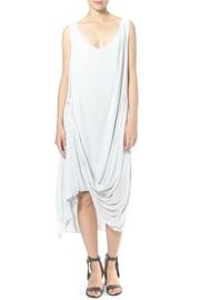  Asymmetrical Draped Dress