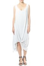  Asymmetrical Draped Dress