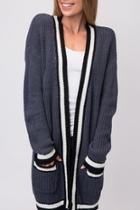  Slate Blue Cardigan
