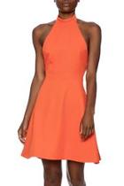  Halter Fit Flare Dress