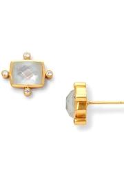  Clara Stud Gold Iridescent Clear Crystal