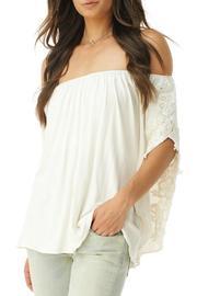  Off The Shoulder Crochet Top