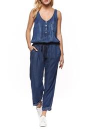  Tencel Blue Jumpsuit