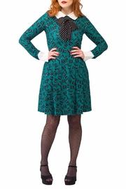  Long-sleeve Telephone Dress