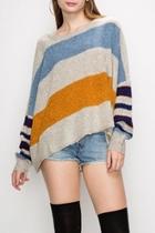  Multi-color Striped Sweater