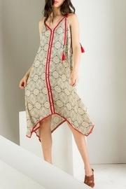  Tie Shoulder Midi