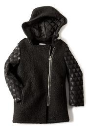 Black Asymmetrical Coat