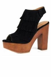  Fringe Peep-toe Bootie