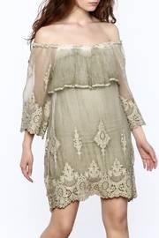  Green Silk Tunic Dress