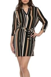  Vertical Striped Dress