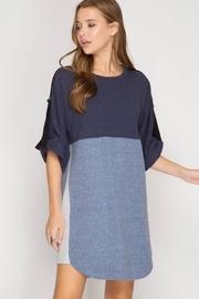 Blue Terrycloth Dress