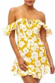  Floral Ruffle Mini-dress